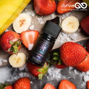 BLVK Iced Berry Banana ایجوس سالت طعم توت فرنگی و موز با یخ بی-ال-وی-کا پینک نیکوتین سالت