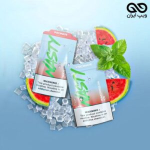 ایجوس سالت طعم هندوانه و یخ Nasty Watermelon ice ایجوس سالت تیکوتین پادمیت نستی طعم هندوانه و یخ