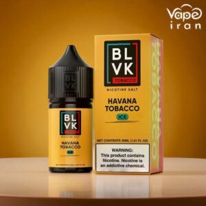 جویس سالت طعم توباکو، وانیل و یخ بی ال وی کا BLVK Havana Tobacco ice