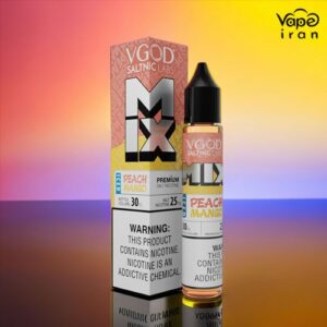 جویس سالت ویگاد هلو، انبه و یخ Vgod Mix Iced Peach Mango